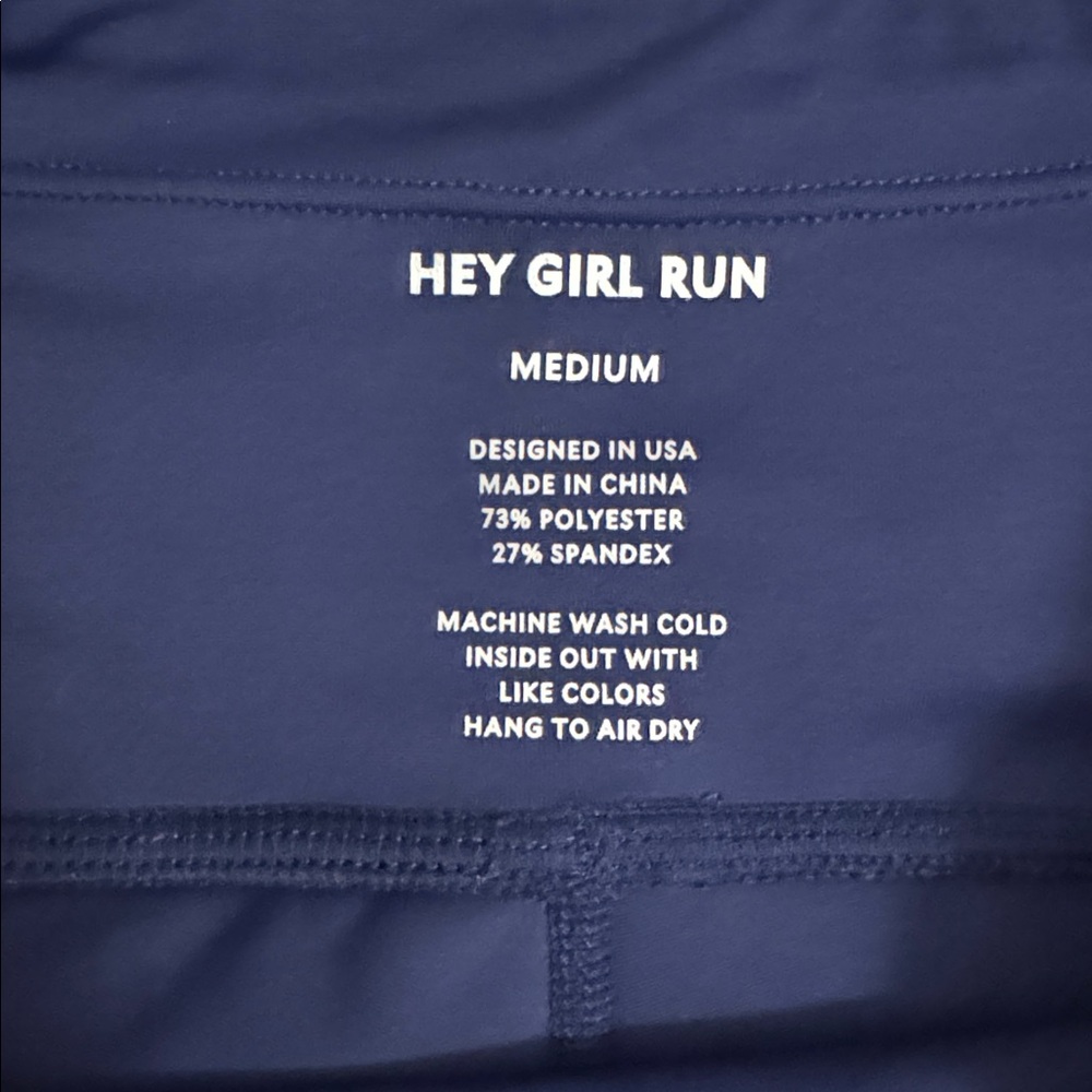 Hey Girl Run Midnight Women’s Running Shorts - Picture 3 of 5